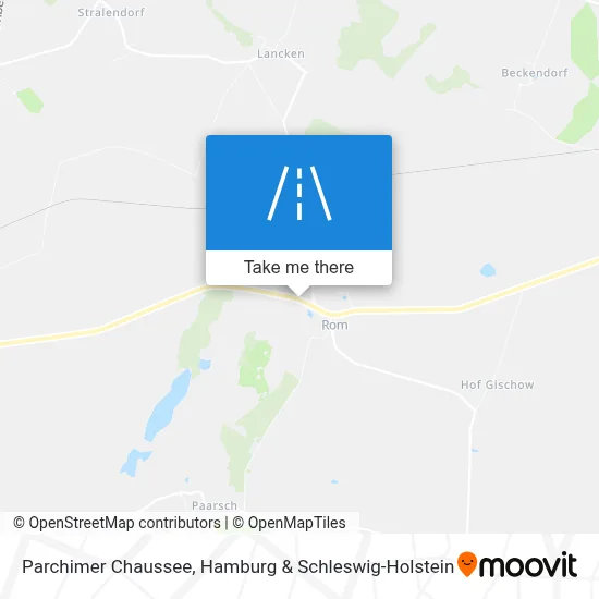 Parchimer Chaussee map