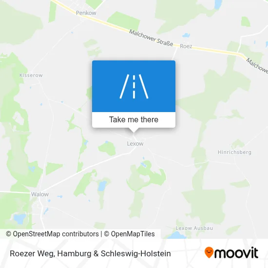 Roezer Weg map