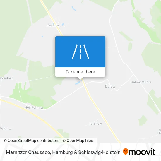 Marnitzer Chaussee map