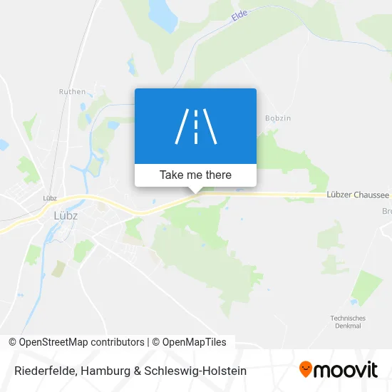 Riederfelde map
