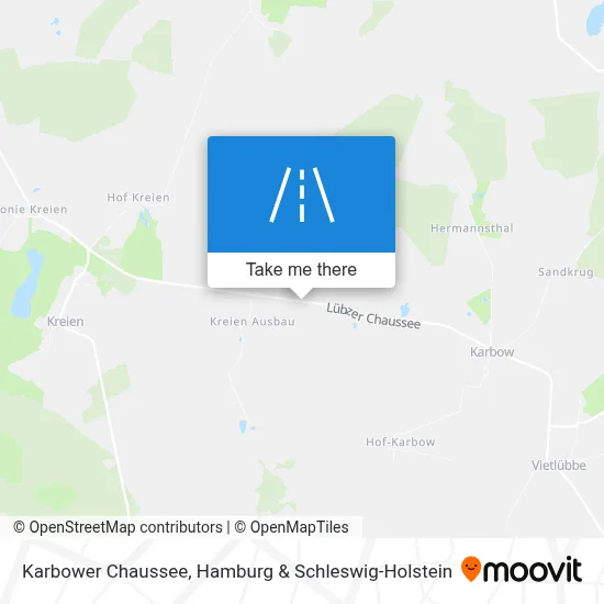 Karbower Chaussee map
