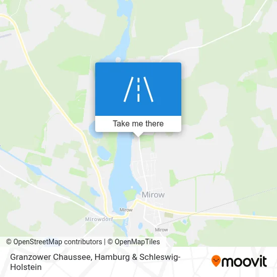 Granzower Chaussee map