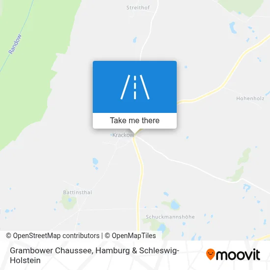 Grambower Chaussee map