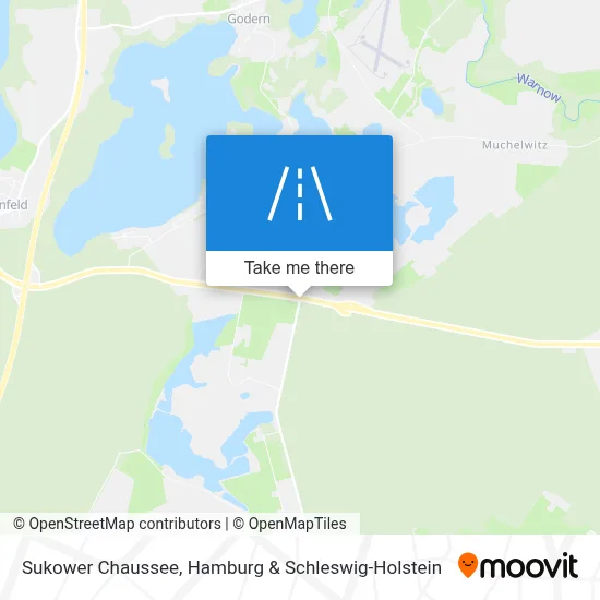Sukower Chaussee map