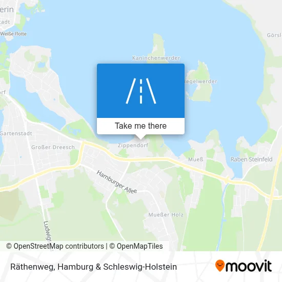 Räthenweg map