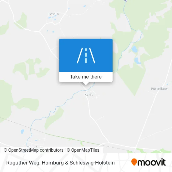 Raguther Weg map