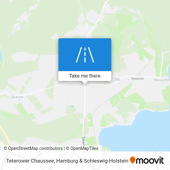 Teterower Chaussee map