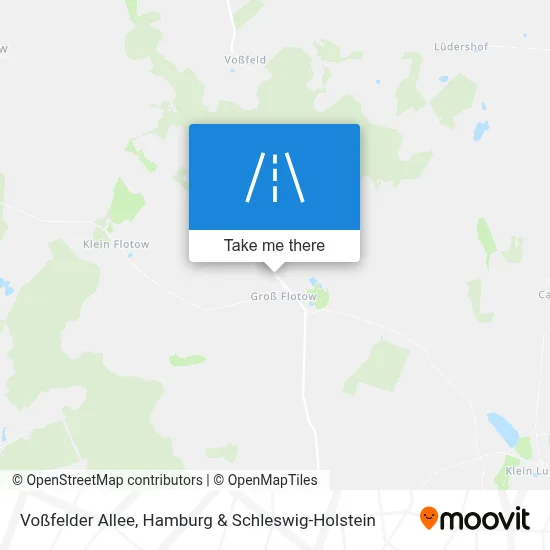 Voßfelder Allee map