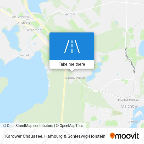 Karower Chaussee map