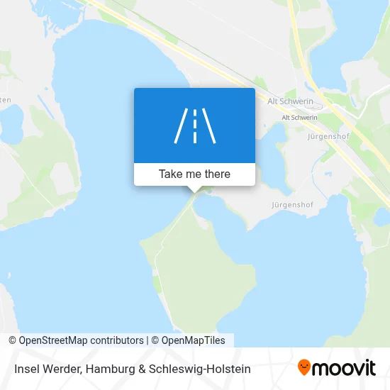 Insel Werder map