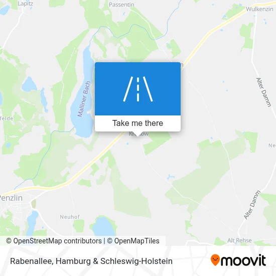 Rabenallee map