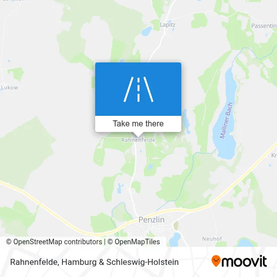 Rahnenfelde map
