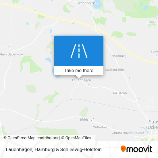 Lauenhagen map