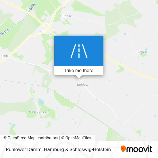 Rühlower Damm map
