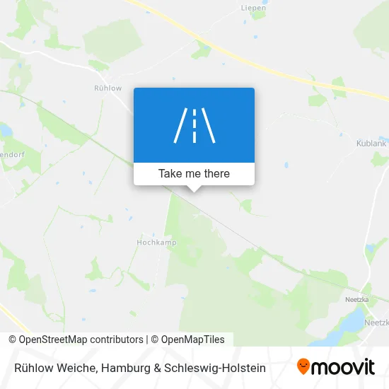 Rühlow Weiche map