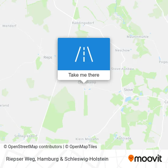 Riepser Weg map