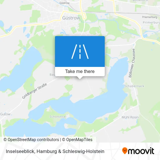 Inselseeblick map