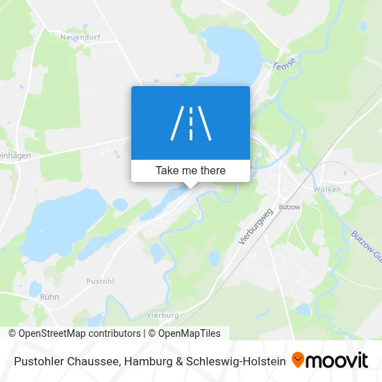 Pustohler Chaussee map