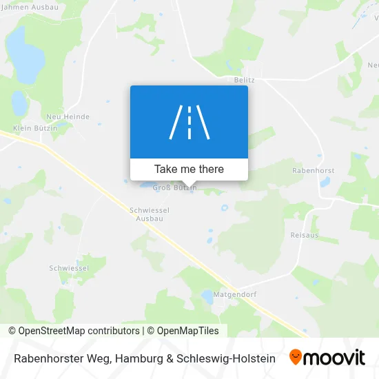 Rabenhorster Weg map