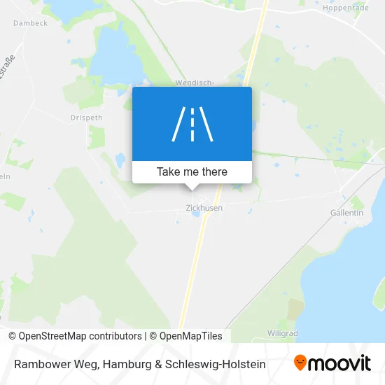 Rambower Weg map