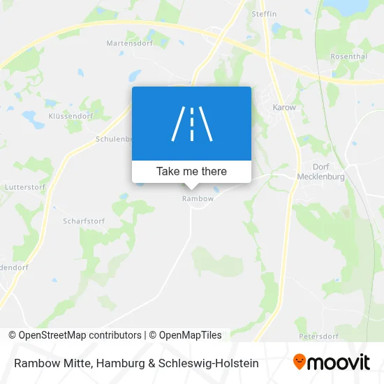 Rambow Mitte map