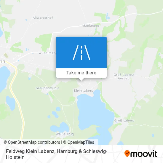 Feldweg Klein Labenz map