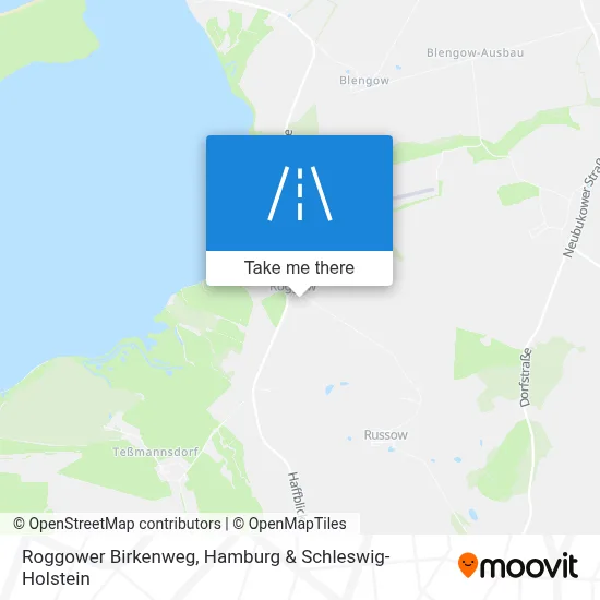 Roggower Birkenweg map