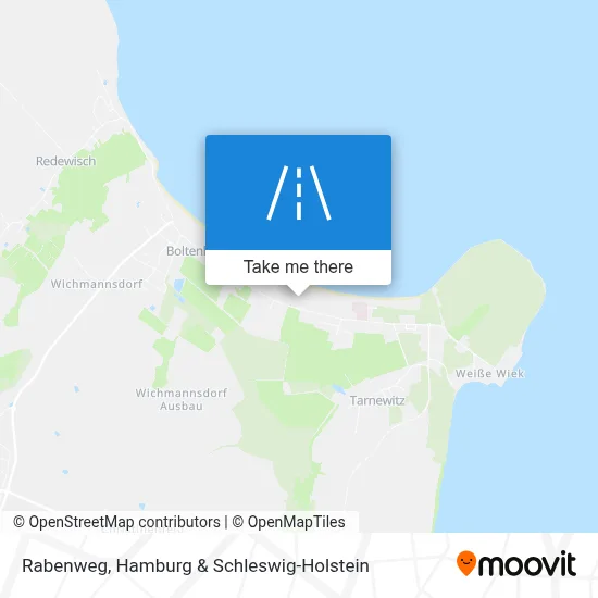 Rabenweg map