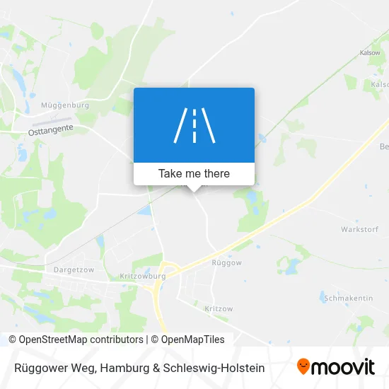 Rüggower Weg map