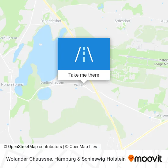 Wolander Chaussee map