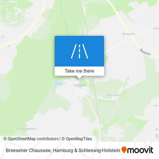Breesener Chaussee map