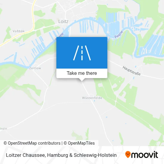 Loitzer Chaussee map