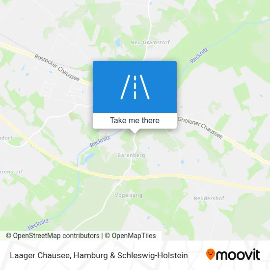 Laager Chausee map