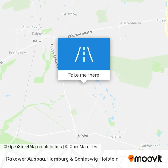 Rakower Ausbau map