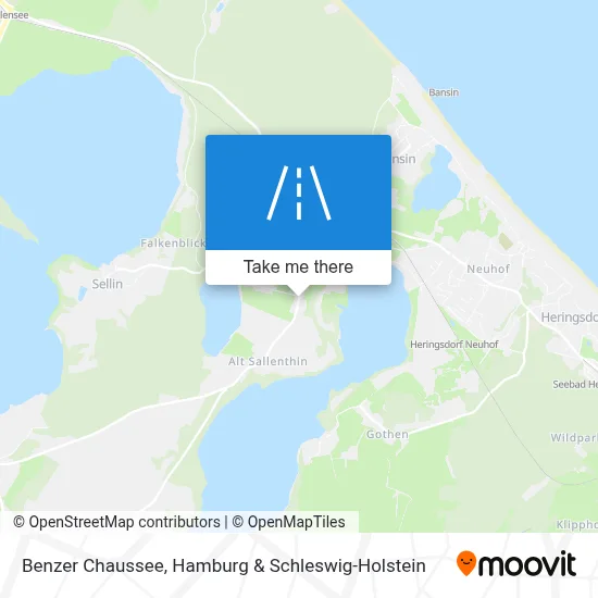 Benzer Chaussee map