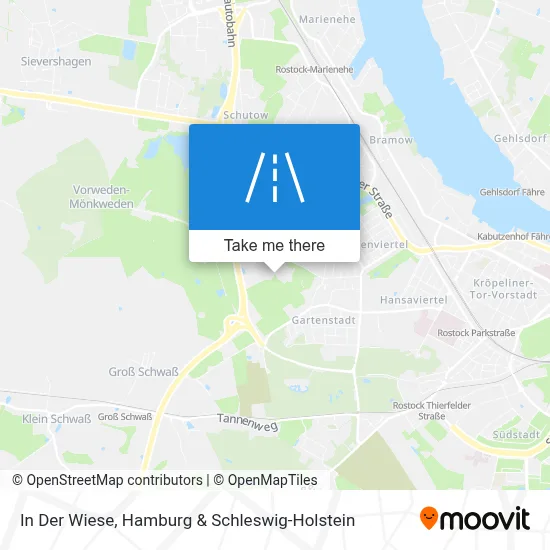 In Der Wiese map
