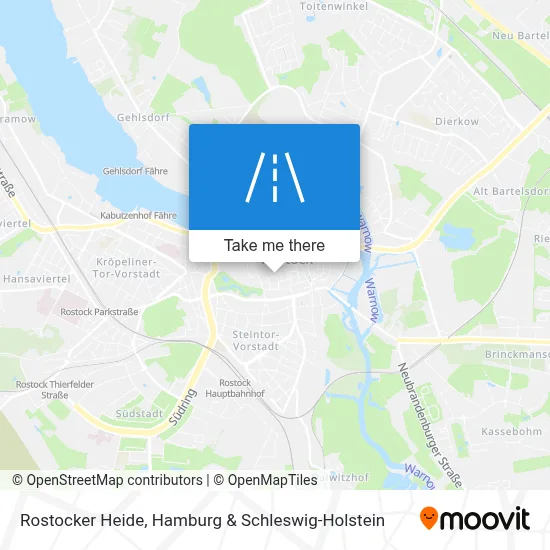 Rostocker Heide map