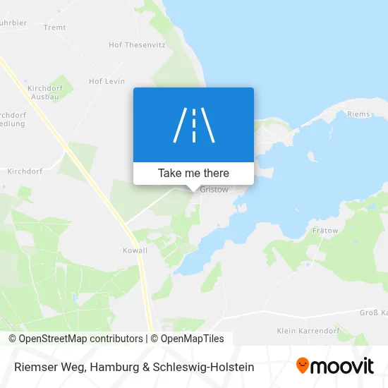 Riemser Weg map