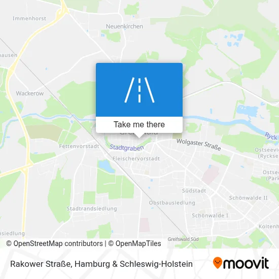 Rakower Straße map