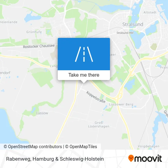Rabenweg map
