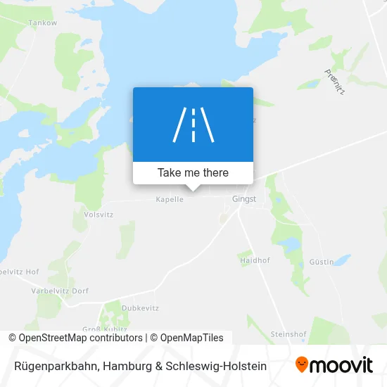 Rügenparkbahn map