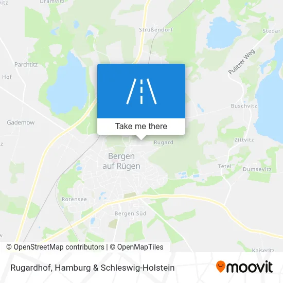 Rugardhof map