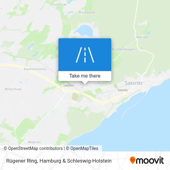Rügener Ring map
