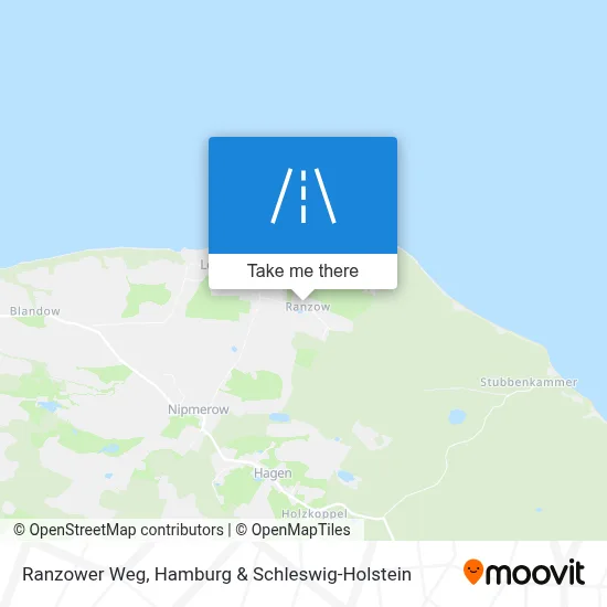 Ranzower Weg map