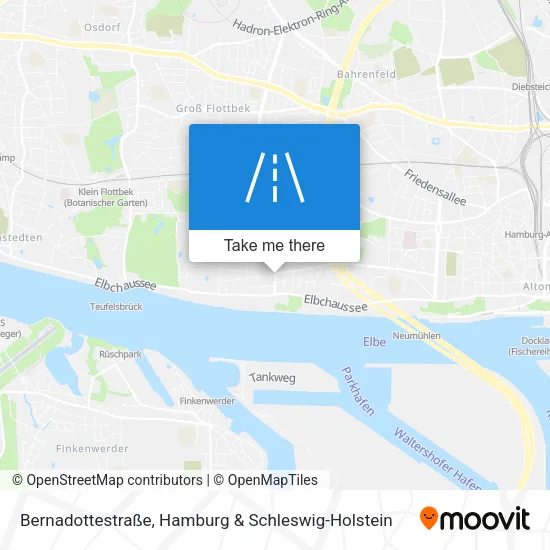 Bernadottestraße map