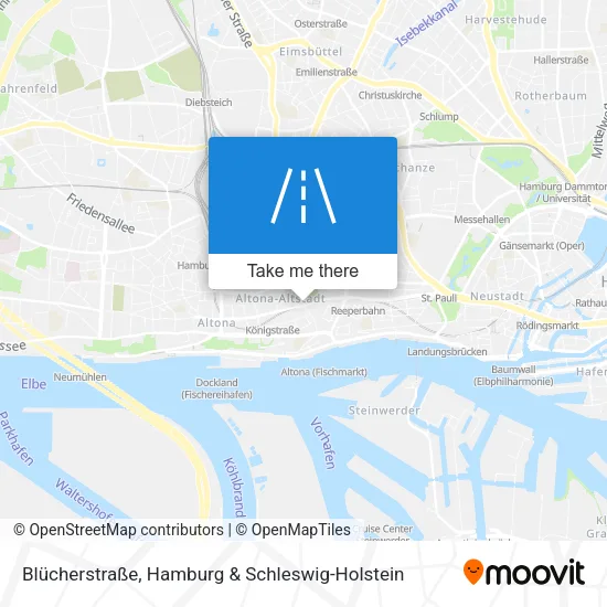 Blücherstraße map