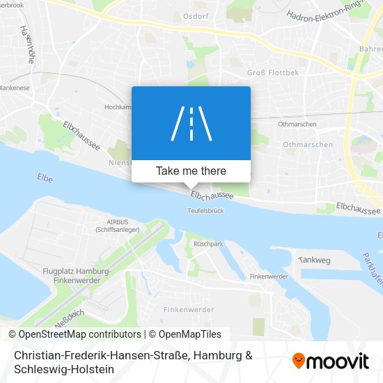Christian-Frederik-Hansen-Straße map