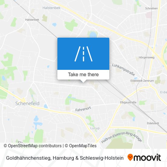 Goldhähnchenstieg map