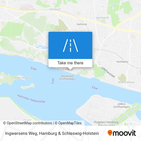 Ingwersens Weg map