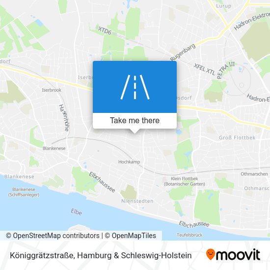 Königgrätzstraße map